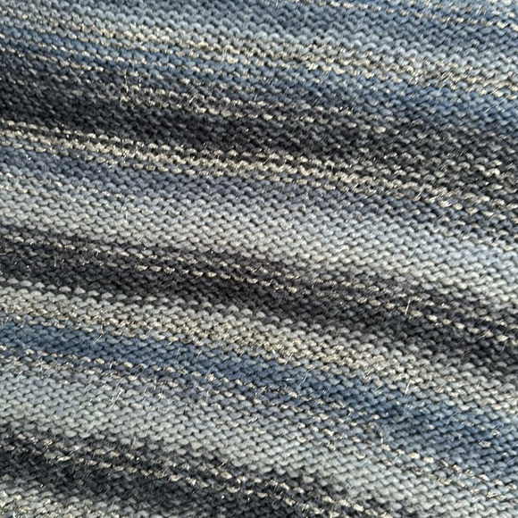 Shades of Blue striped oversized cardigan - Picture 6 of 6